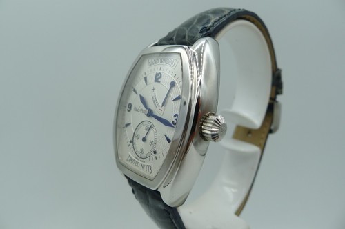 PAUL PICOT GENEVE FIRSHIRE TONNEAU 1937 MULLER STEEL SWISS WARRANTY - Picture 2 of 8