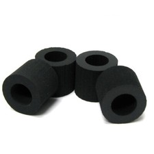 H R Racing HR1404 1.14 x .63 SS Foam Donuts 4pcs 1:24 Slot Car