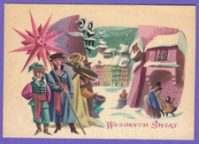 POLAND Christmas BY MARIA ORLOROSKA-GABRYS VINTAGE PC. 7527