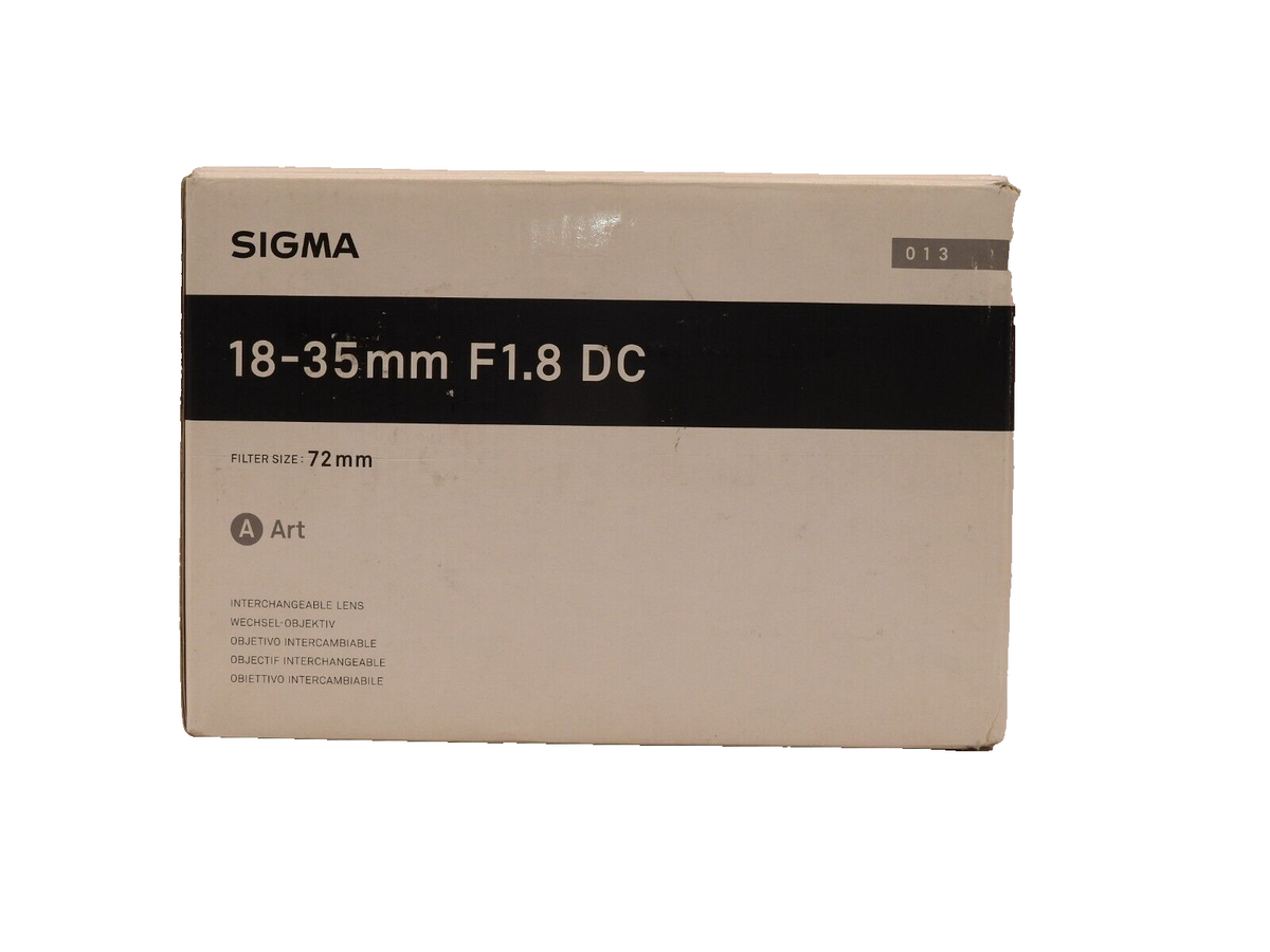 Sigma 18-35 F/1.8 Art Lens For Sony - Pro Lens Bundle | eBay
