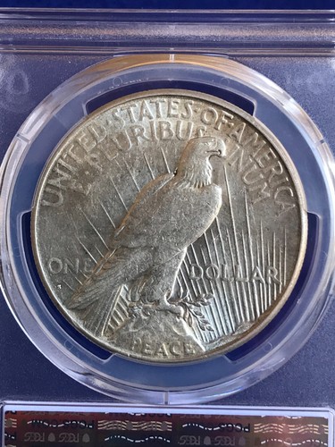 1928-S Peace Silver Dollar $1 *PCGS AU55 About Uncirculated* Solid Original Coin - Picture 4 of 4