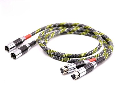 1pair High Quality Silver Plated Microphone Cable XLR balanced Audio Cable HIFI