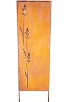Edelrost Stele Blume, HöHe: 162Cm Deko-Stele Garten, Sichtschutz Edelrost