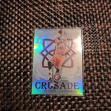 2016-17 Excalibur Crusade Kevin Love Prizm Silver Refractor Cavaliers 21 