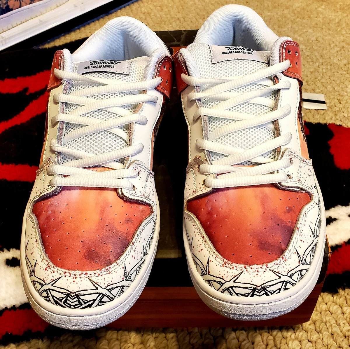 Kito Wares Passion Of Christ Dunk Low Size 10 | eBay