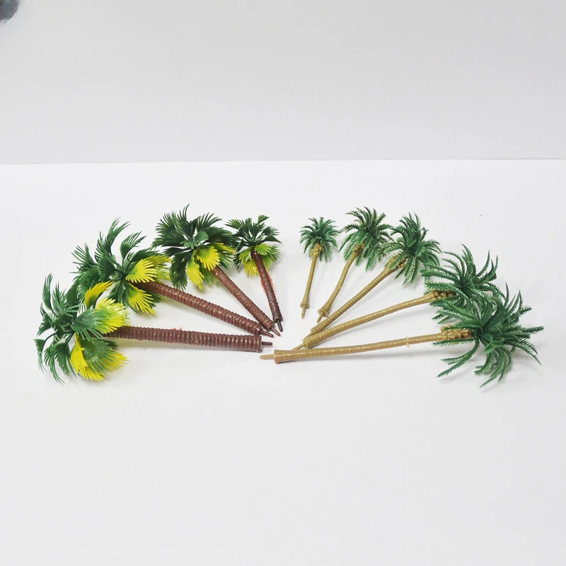 36-Piece Summer Palm Tree Miniature Set HO/OO Scale Beach Sand Table Model - - Image 4 of 4