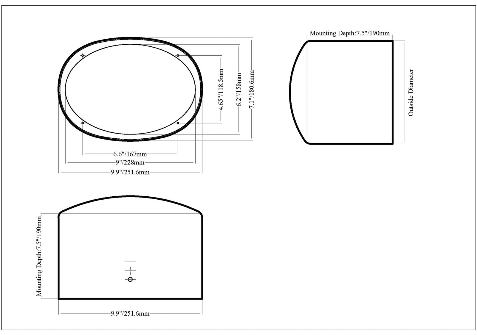 2 Колонки Kicker 6x9 мощностью 180 Вт для PolairsATVUTVRZRCart