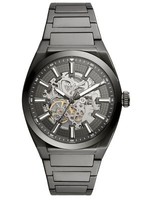 Fossil ME3206 Everett Automatik Uhr Herrenuhr Edelstahl Grau