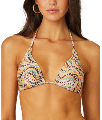 Shoshanna Ring Triangle Bikini Top 17D 387