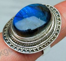 Labradorite Ring 925 Sterling Silver Ring Gemstone Ring All Sizes
