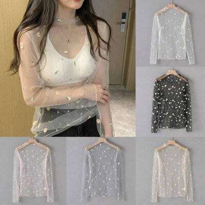 sheer daisy top