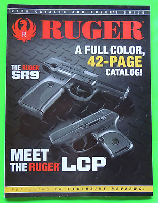Vintage 2008 RUGER Firearms Catalog & Buyer's Guide Handguns Rifles Shotguns NEW