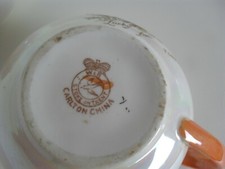 Antique Carlton China Pearlware Stoke on Trent Sugar & Cream Set From Torphins  