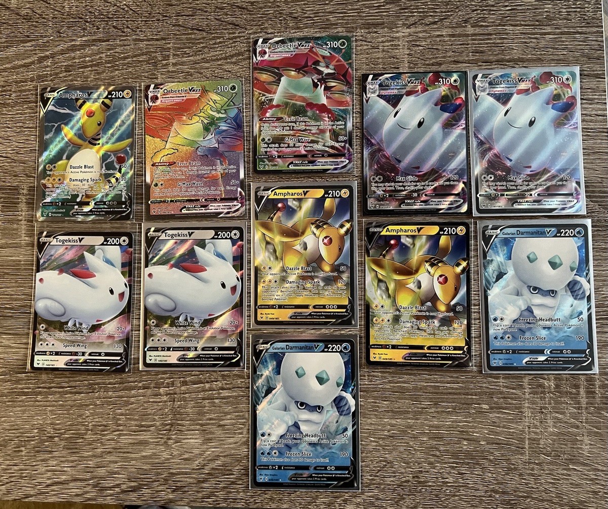 pokemon vivid voltage secret rare cards Vivid Voltage 176 Full Art Steelix V PSA 9 main image 1