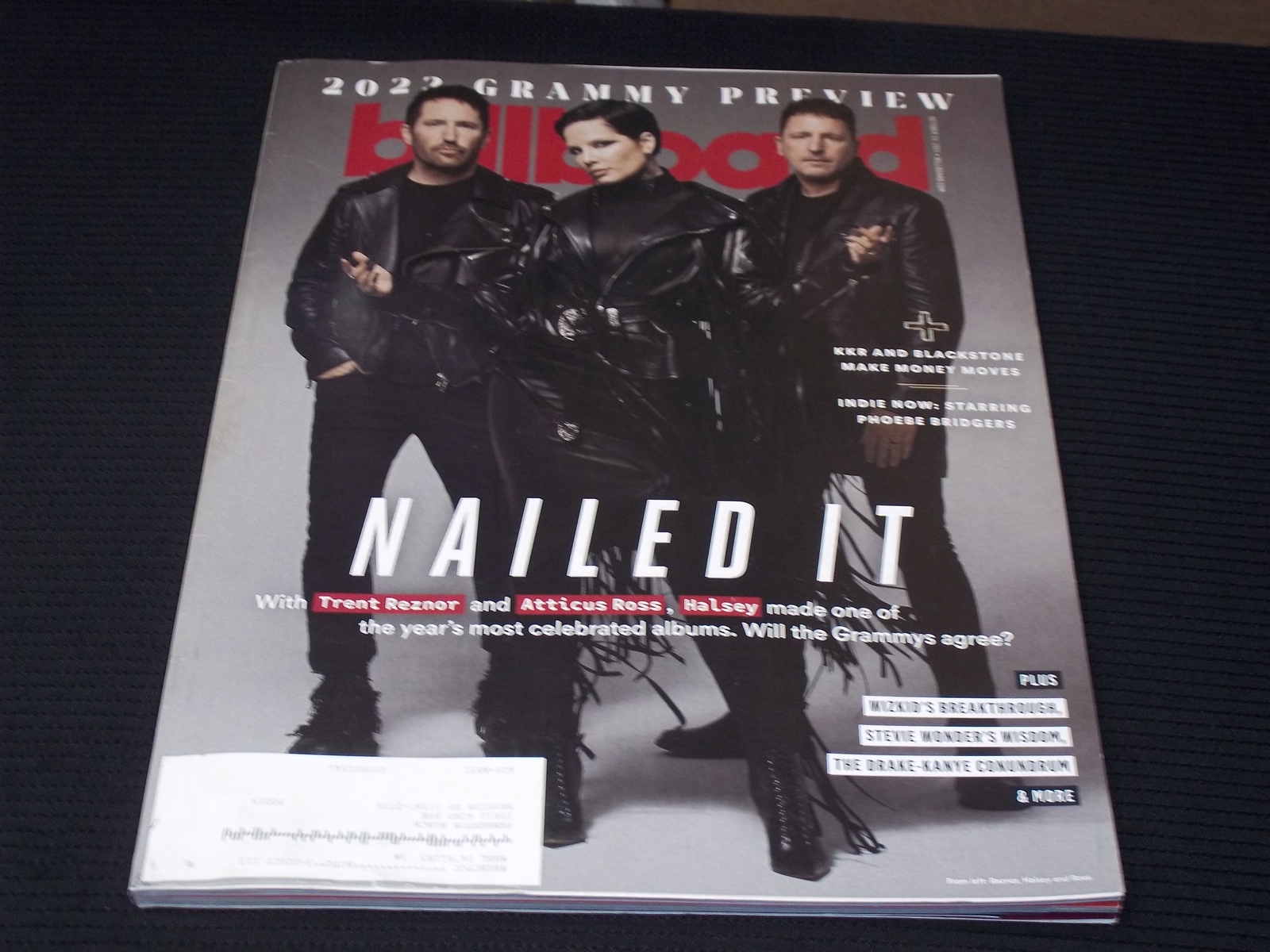 2021 OCTOBER 23 BILLBOARD MAGAZINE - HALSEY TRENT REZNOR & ATTICUS ROSS - H 4711