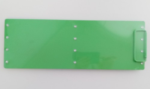 Bandeja de enchufe de 4 rieles verde neón de 3/8" con capacidad para 50 enchufes CTG444G38 - Imagen 3 de 3