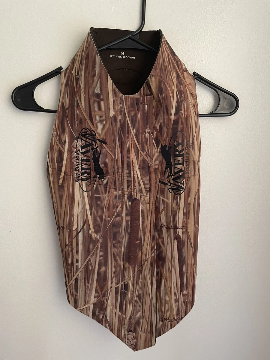 Avery Sporting Hunting Outdoor Dog Vest Size M Marsh Grass Ducks Unlimited
