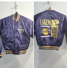 Vintage 90's Youth Size 10-12 Los Angeles Lakers Bomber Jacket