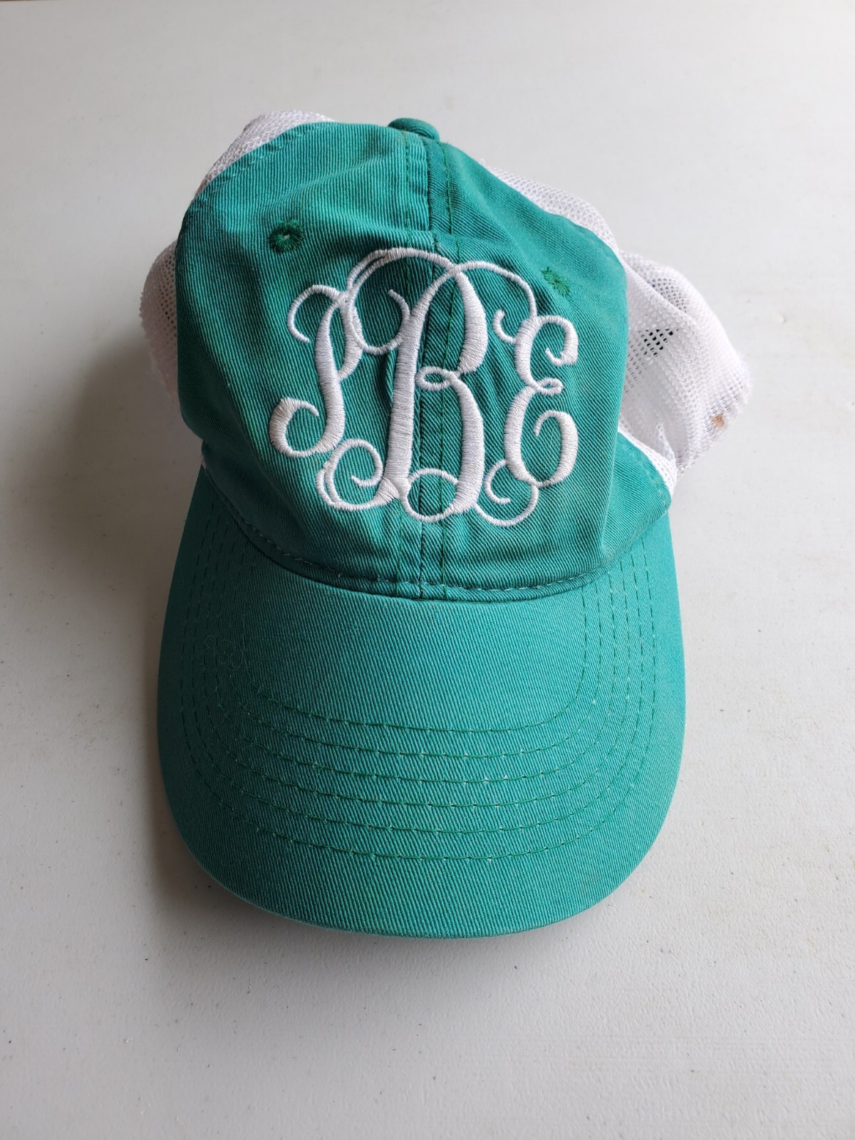 PBE Script Fancy Mesh Adjustable  Hat Cap 408 - image 1