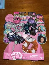 Scrunchmiez Rainbow Glitz 4 Pack Truffle Howl Poppy Mayble Hair Scrunchies Clip