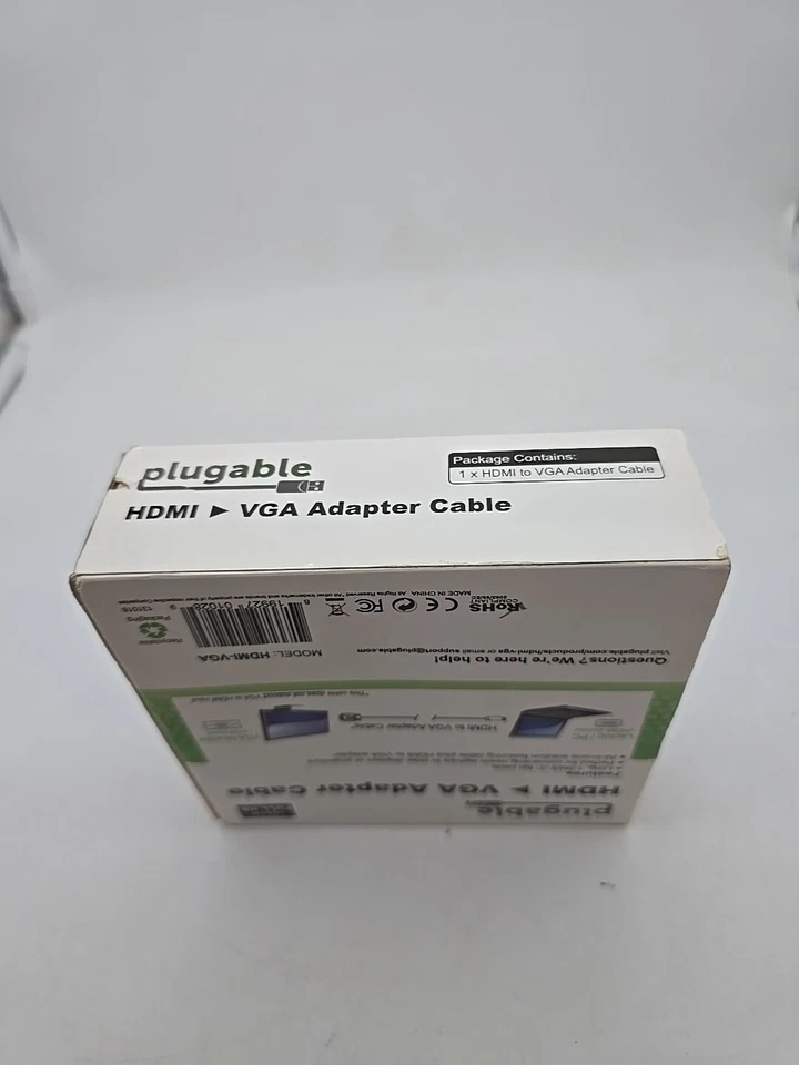 Plugable HDMI To VGA Adapter, 6ft (1.8m) Converter Cable - Image 4 of 4