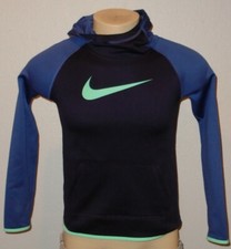 Nike Dri-Fit Blue Pullover Hoodie Sweatshirt Girls Large