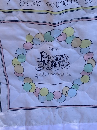 Coperta culla asilo neonato numeri circo momenti preziosi vintage lovey 9-9 - Foto 5 di 8