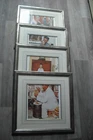 4 FRAMED PRINTS BY NORMAN ROCKWELL   47CM X 47CM