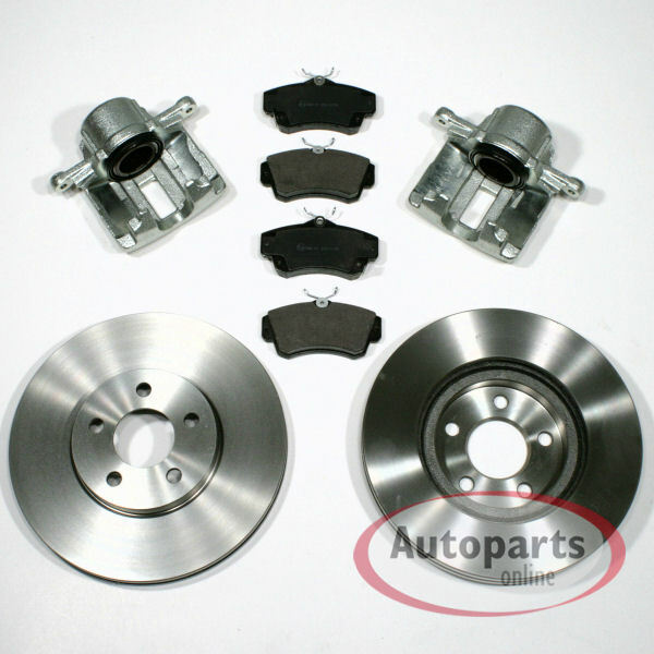 Für Chrysler PT Cruiser - 2 Bremssattel Bremsscheiben Bremsbeläge für vorne