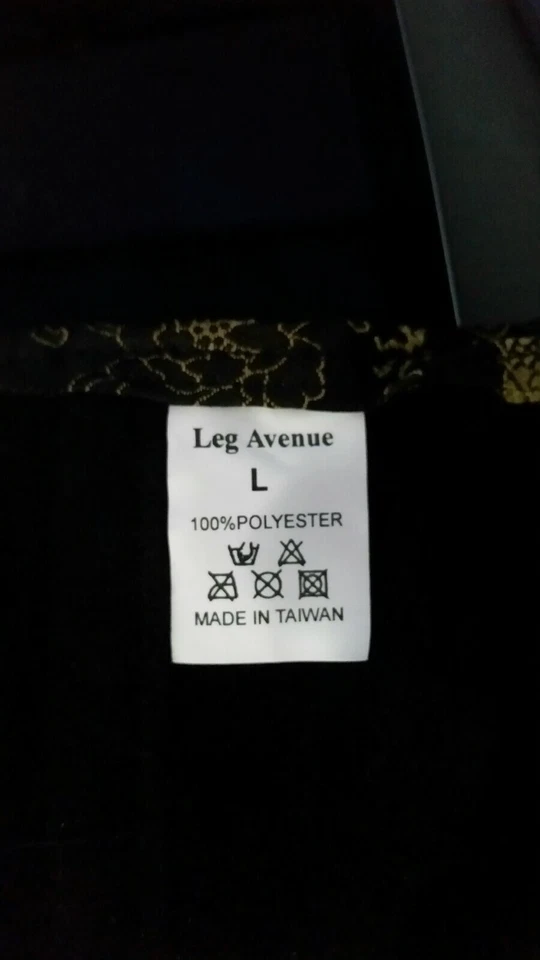 Leg Avenue Black/Golden Corset  Size L - Image 4 of 4