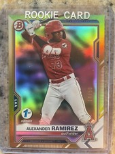 Alexander Ramirez Gold /50! 🔥 Bowman Draft 1st Edition!! HOT!! Angels (Paper)