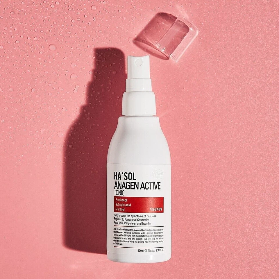 HA'SOL Anagen Scalp Tonic 100ml (3.4 fl oz)/ Shampoo 500g (16.9fl oz) AUTHENTIC - Image 2 of 2