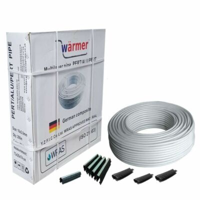 WARMER 16MM ABSPERRUNG 5 SCHICHTEN FUSSBODENHEIZUNG PERT AL ROHR 50M,100M,200M 