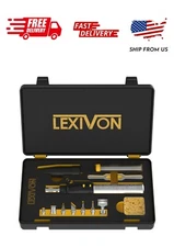 LEXIVON Butane Soldering Iron MultiPurpose Kit Cordless Adjustable Flame(LX-770)