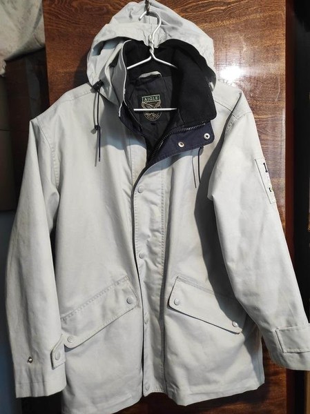 Men Aigle Jacket Grey Polyamide L