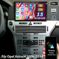 Per Opel Astra H 2006-2014 Android 15 CarPlay autoradio GPS NAV WIFI BT + fotocamera