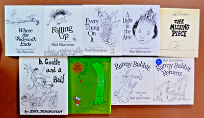 Lot 9 SHEL SILVERSTEIN Books Every Thing Falling Up Sidewalk Missing Piece P5