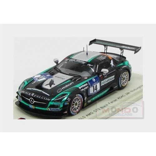 1:43 Spark Mercedes Sls Amg Gt3 Team Black Falcon #14 24H Nurburgring 2014 SG151 - Immagine 2 di 2