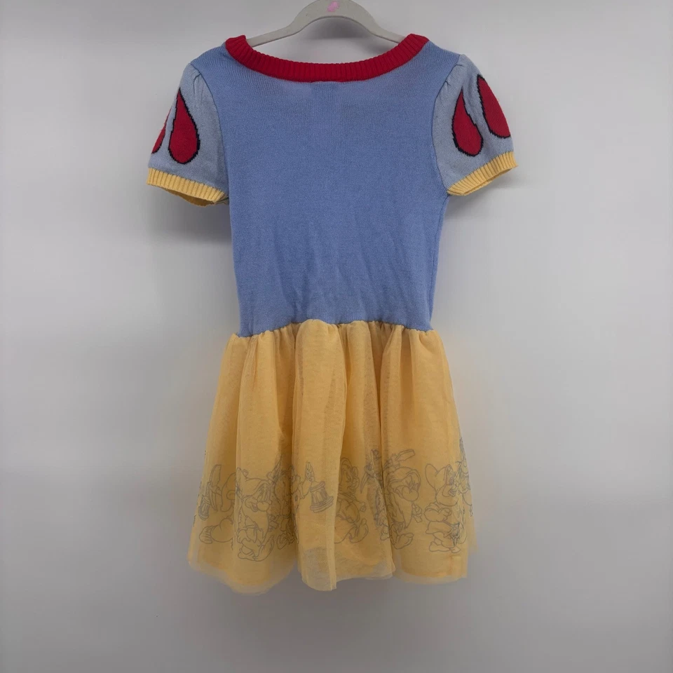 Disney Princess Snow White Dress Knit Top Seven Dwarfs Toddler - Image 2 of 4