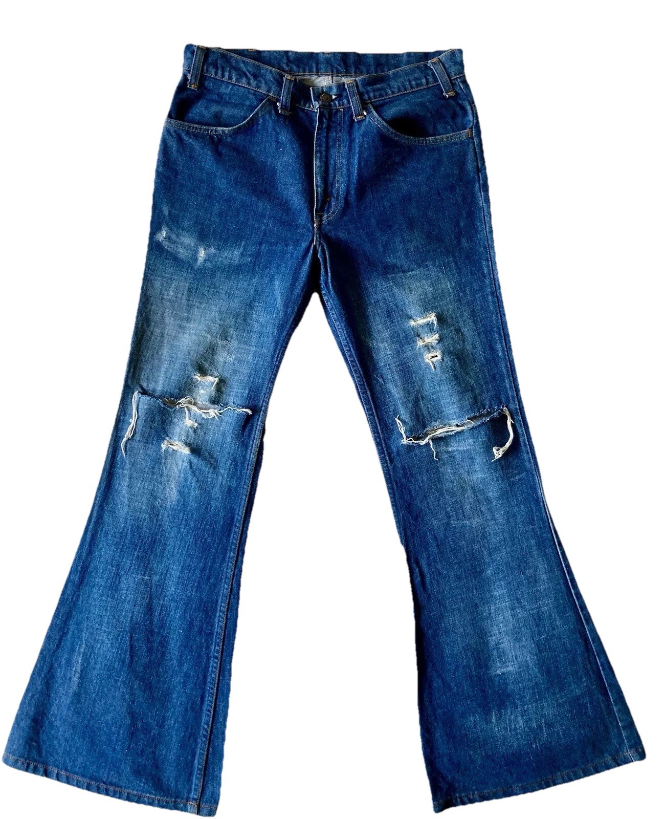 684 Levi’s Vintage 70s Levi's 684 Orange Tab Bellbottom Flare Faded