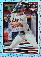 2024 Panini - Stars & Stripes USA Baseball - Stars #18 Brady Harris