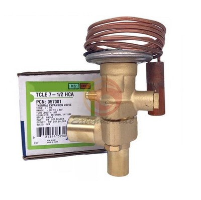 ONE   Expansion valve TCLE 7-1/2 HCA Straight through / Right angle New *cc