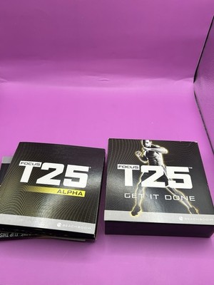 FOCUS T25 Alpha + Beta Workout 11 Disc DVD Set Beachbody 