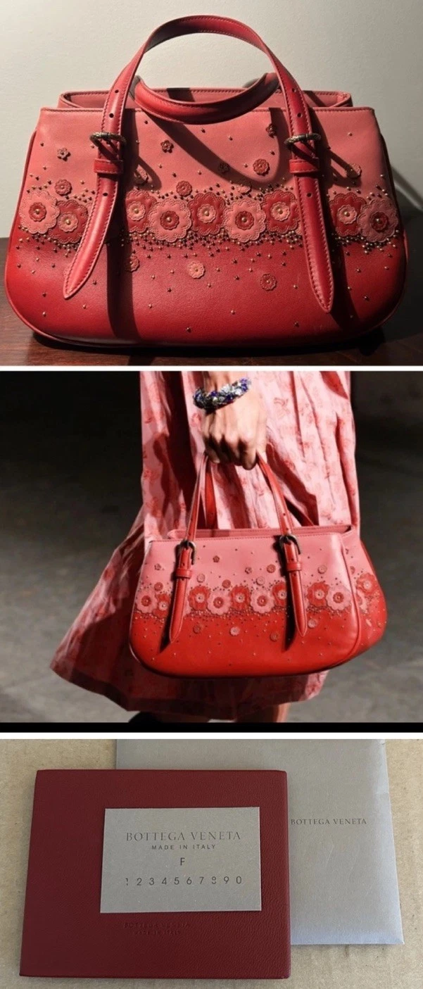 Bottega Veneta — Bottega Veneta Limited Runway 50th Anniversary Floral Bag Handbag Purse 2017