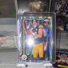 Topps 2025 Chrome RookieWill Howard #321 Pittsburgh Steelers NFL Ray wave rookie