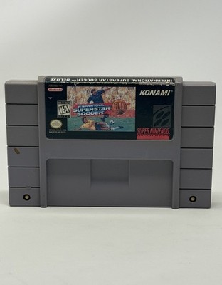 International Superstar Soccer Deluxe Super Nintendo Entertainment System SNES