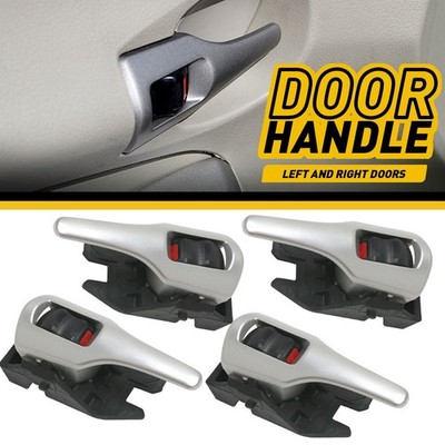 4Pcs Inside Door Handle Front  Rear Left Right For 2009-15 Toyota Corolla Matrix