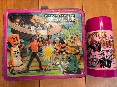 1971 Aladdin Lidsville Metal Lunchbox w/ Thermos Sid Marty Krofft
