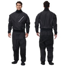 Dry Suits for Men,Front Zip for Sailing,Kayaking,Paddling with Reinforced Kne...