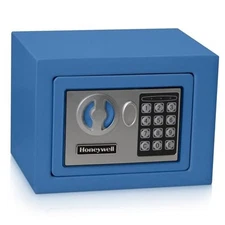  5005B Steel Security Safe with Digital Lock, 0.17-Cubic Feet Blue